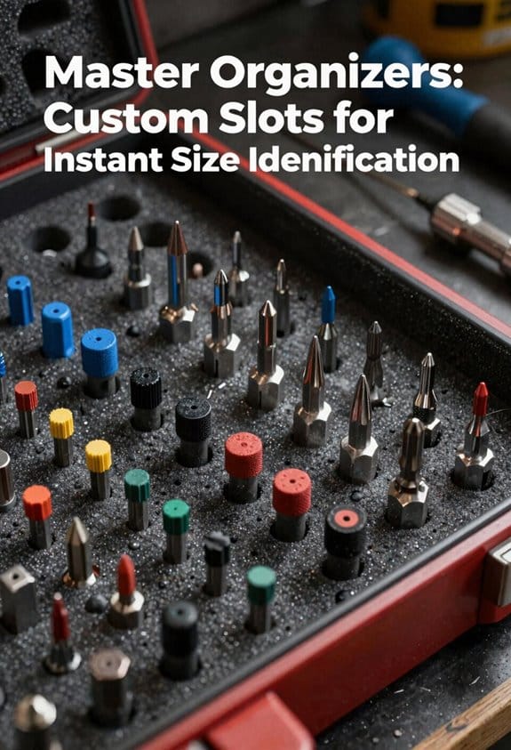 custom slotted foam organizer system