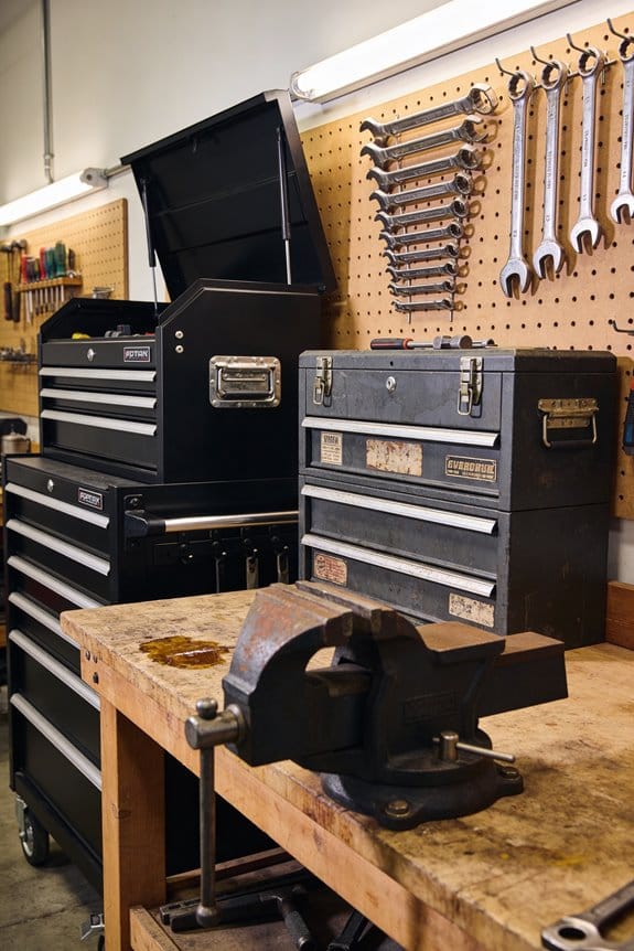 hvac techs organize specialized tools