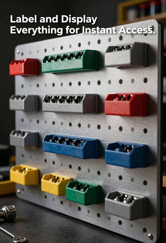 label display color code tools
