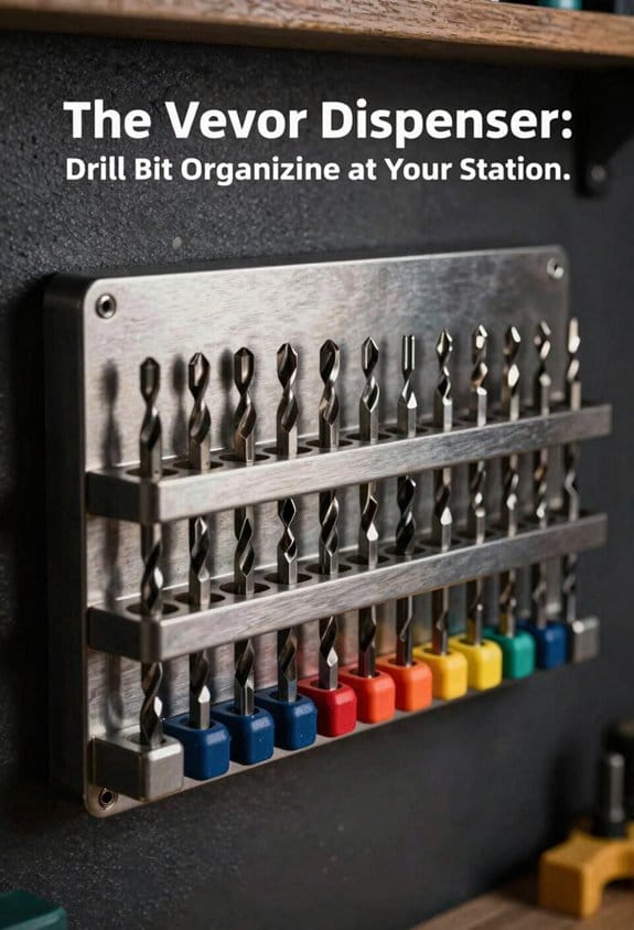 labeled multi drawer drill organizer