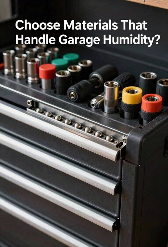 moisture resistant garage storage materials