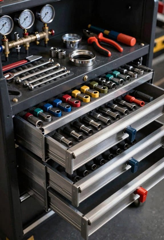 organized tools within arm s reach