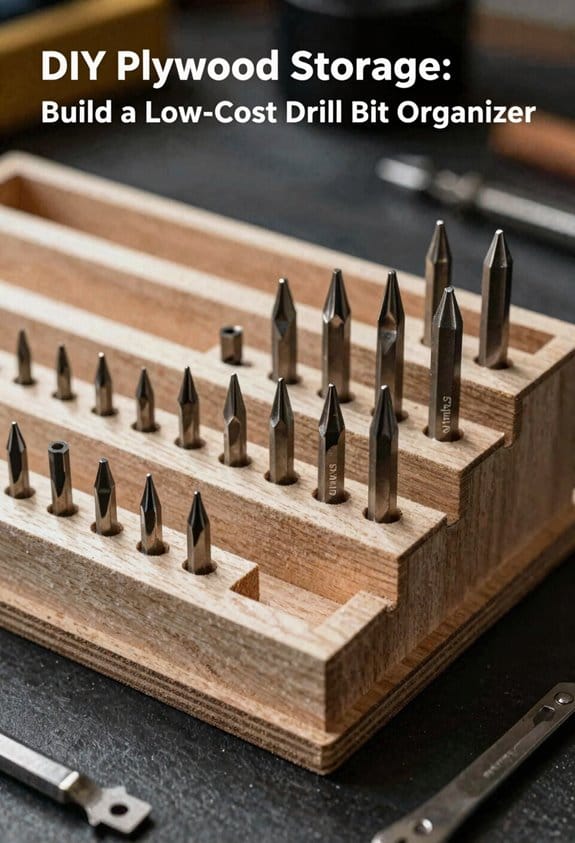 plywood angled rotating drill bit