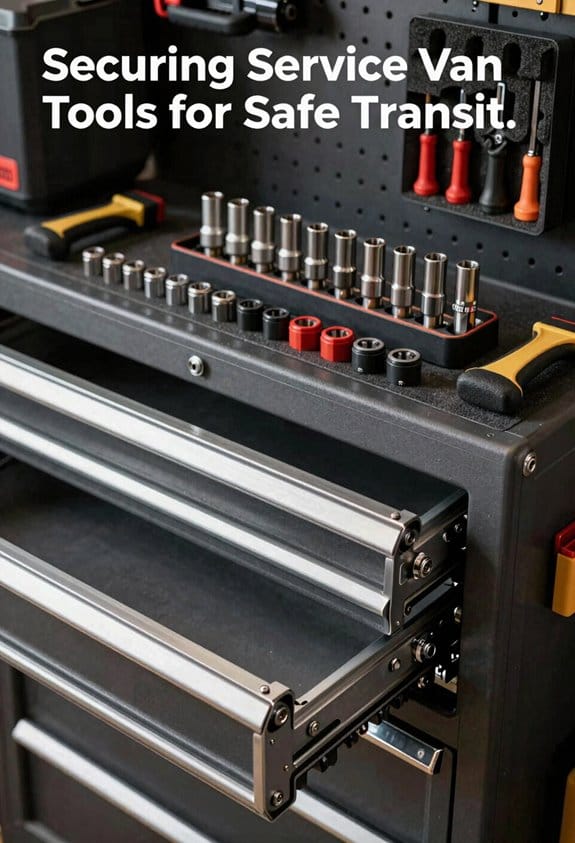 securely fastened van tools