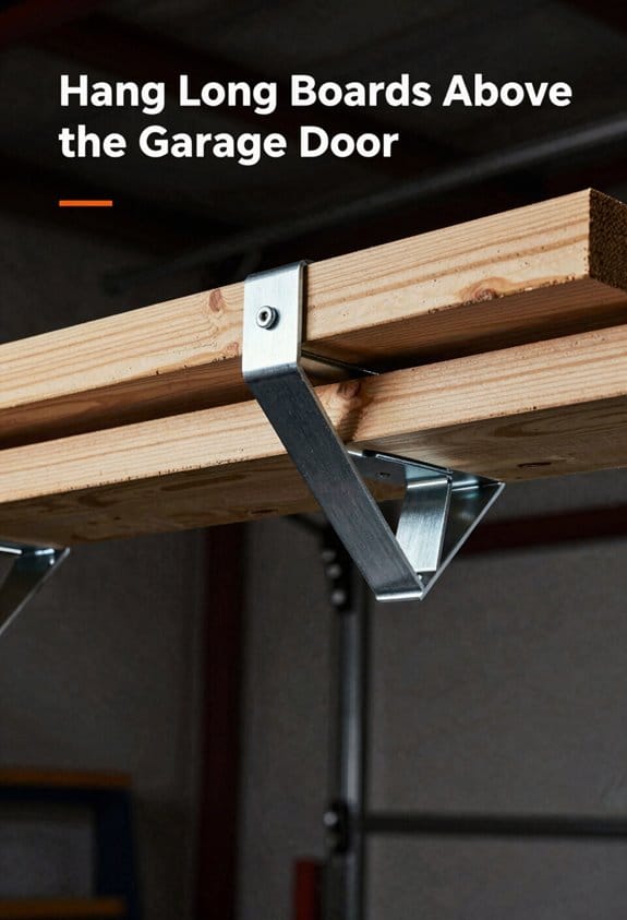 store long boards overhead