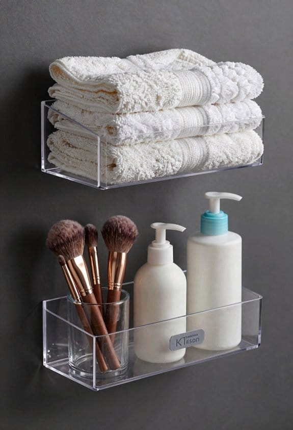 vertical bathroom storage solutions