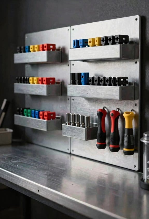 wall mounted tool storage system