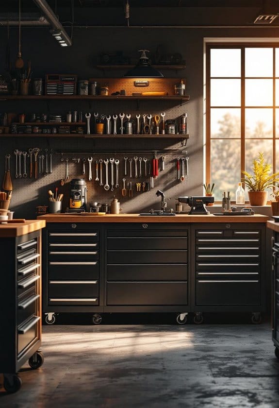 organized secure metal storage